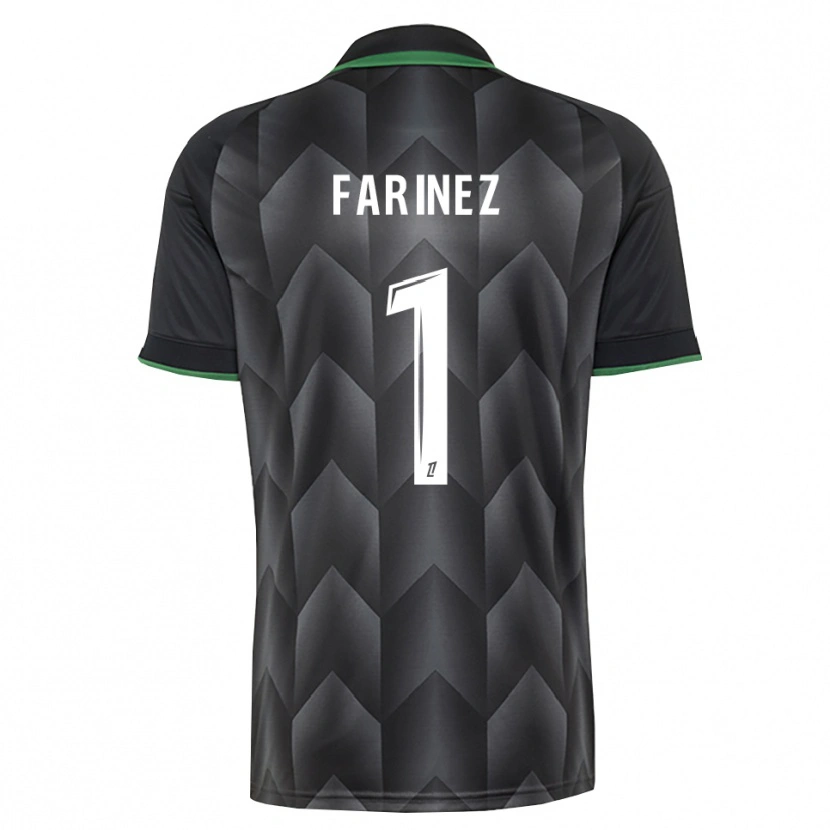 Danxen Criança Camisola Wuilker Fariñez #1 Branco Preto Verde Alternativa 2026/27 Camisa
