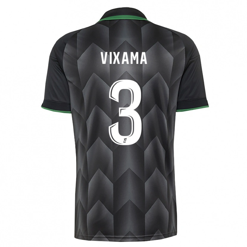 Danxen Criança Camisola Davidson Vixama #3 Branco Preto Verde Alternativa 2026/27 Camisa