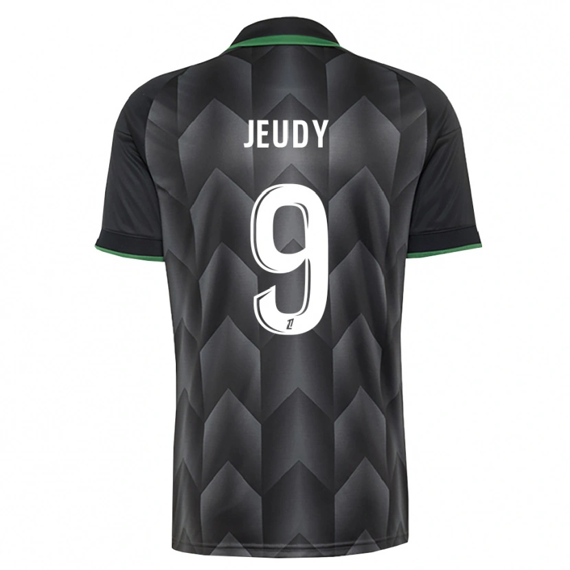 Danxen Criança Camisola Sherly Jeudy #9 Branco Preto Verde Alternativa 2026/27 Camisa