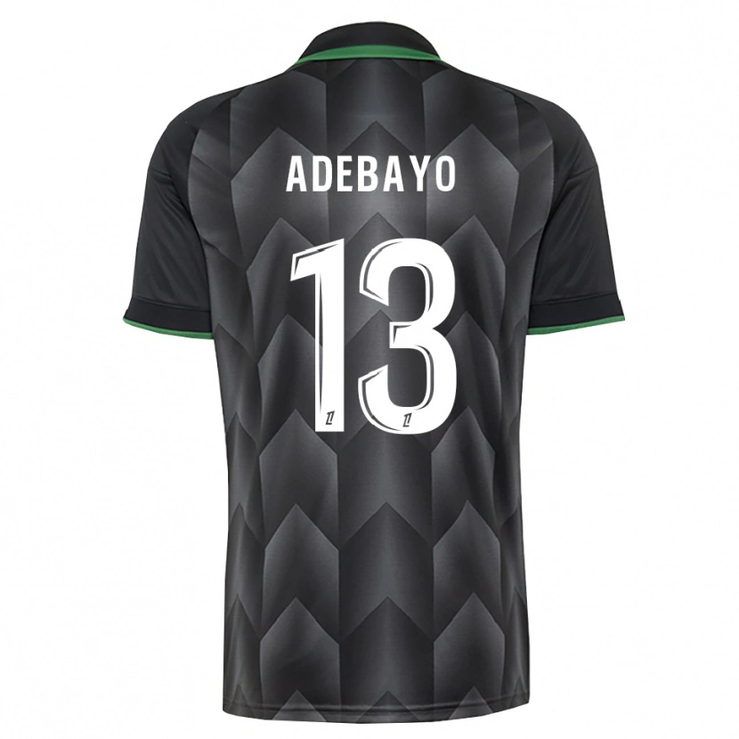 Danxen Criança Camisola Kamil Adebayo #13 Branco Preto Verde Alternativa 2026/27 Camisa