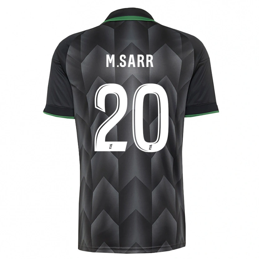 Danxen Criança Camisola Malang Sarr #20 Branco Preto Verde Alternativa 2026/27 Camisa