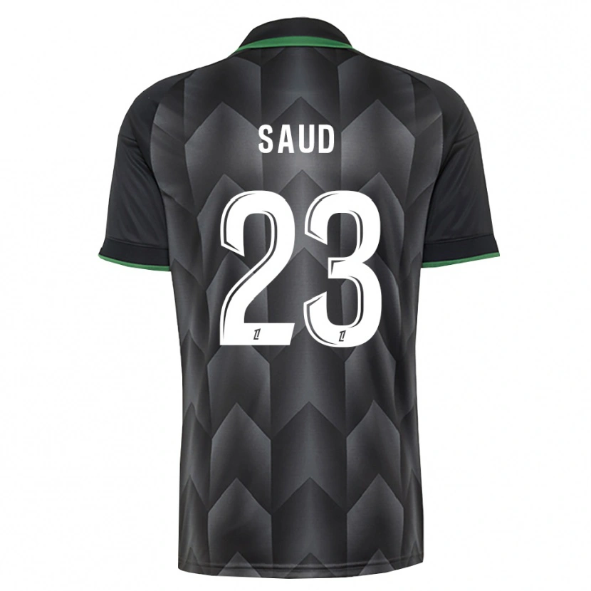Danxen Criança Camisola Saud Abdulhamid #23 Branco Preto Verde Alternativa 2026/27 Camisa