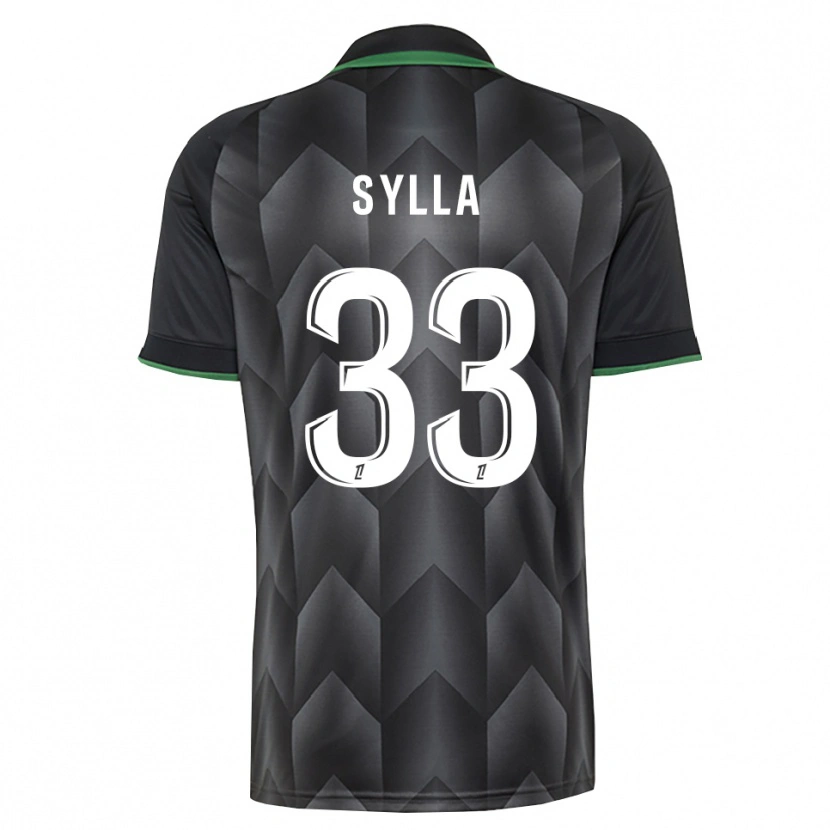Danxen Criança Camisola Fodé Sylla #33 Branco Preto Verde Alternativa 2026/27 Camisa