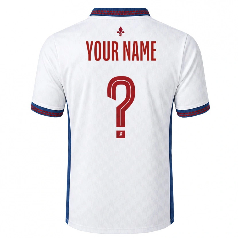 Danxen Criança Camisola Seu Nome #0 Vermelho Branco Azul Alternativa 2026/27 Camisa