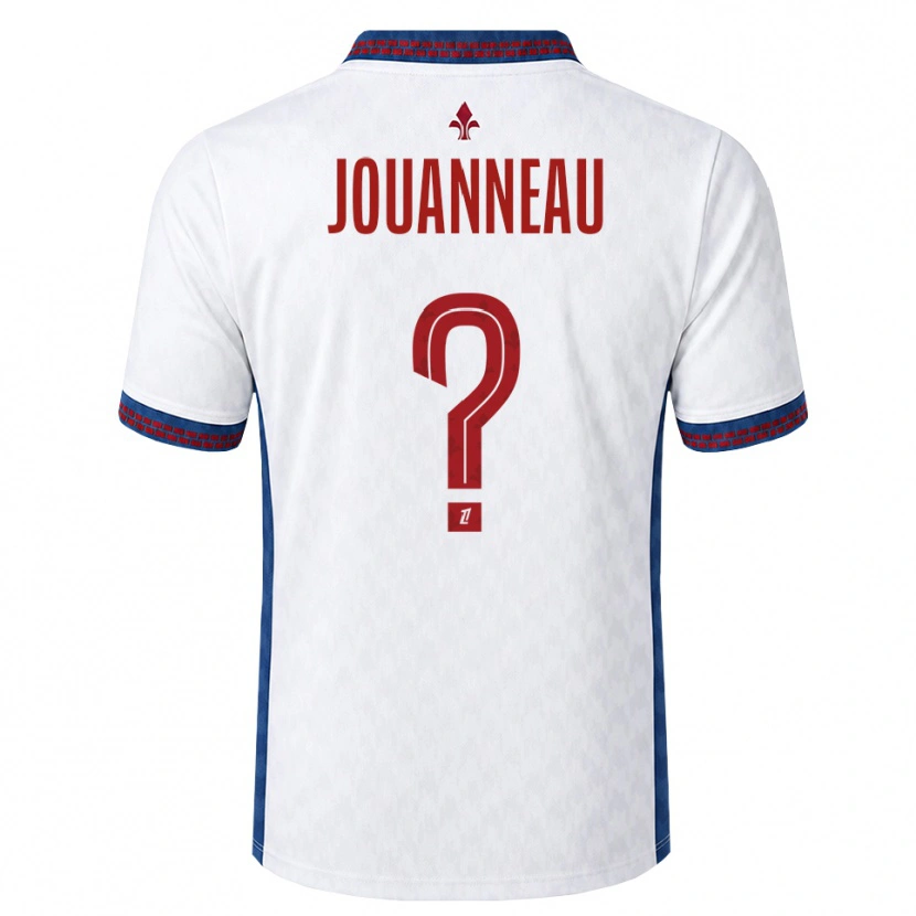 Danxen Criança Camisola Paul Jouanneau #0 Vermelho Branco Azul Alternativa 2026/27 Camisa
