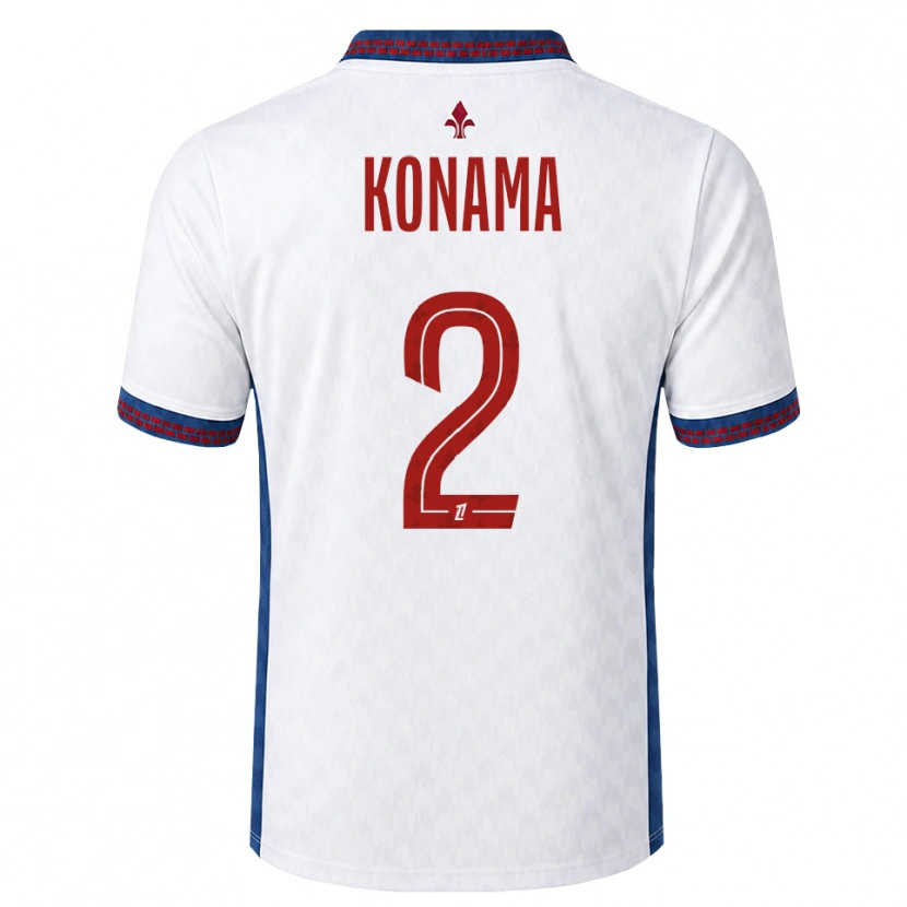 Danxen Criança Camisola Owen Konama #2 Vermelho Branco Azul Alternativa 2026/27 Camisa
