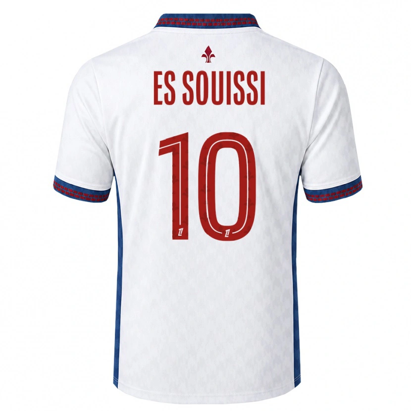 Danxen Criança Camisola Yllian Es Souissi #10 Vermelho Branco Azul Alternativa 2026/27 Camisa