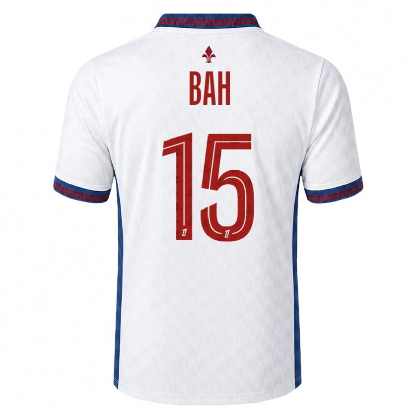 Danxen Criança Camisola Oury Bah #15 Vermelho Branco Azul Alternativa 2026/27 Camisa