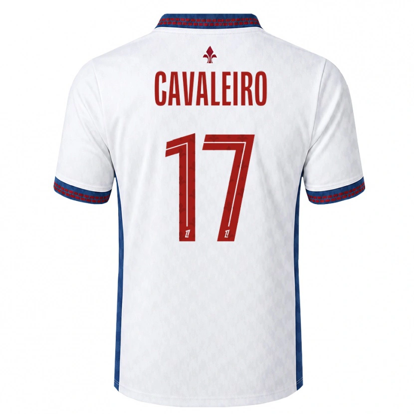 Danxen Criança Camisola Ivan Cavaleiro #17 Vermelho Branco Azul Alternativa 2026/27 Camisa