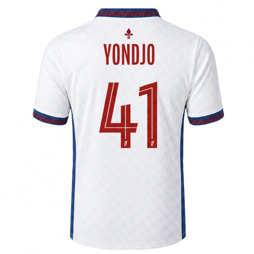 Danxen Criança Camisola Angel Yondjo Matah #41 Vermelho Branco Azul Alternativa 2026/27 Camisa