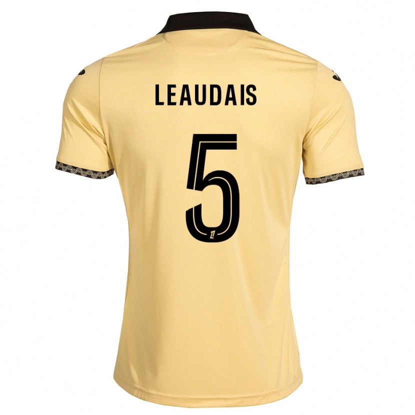 Danxen Criança Camisola Lucas Leaudais #5 Branco Navajo Preto Alternativa 2026/27 Camisa