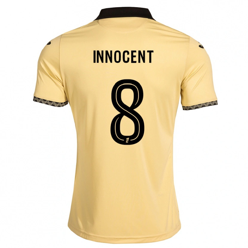 Danxen Criança Camisola Bonke Innocent #8 Branco Navajo Preto Alternativa 2026/27 Camisa