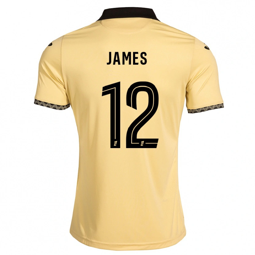 Danxen Criança Camisola Isaac James #12 Branco Navajo Preto Alternativa 2026/27 Camisa