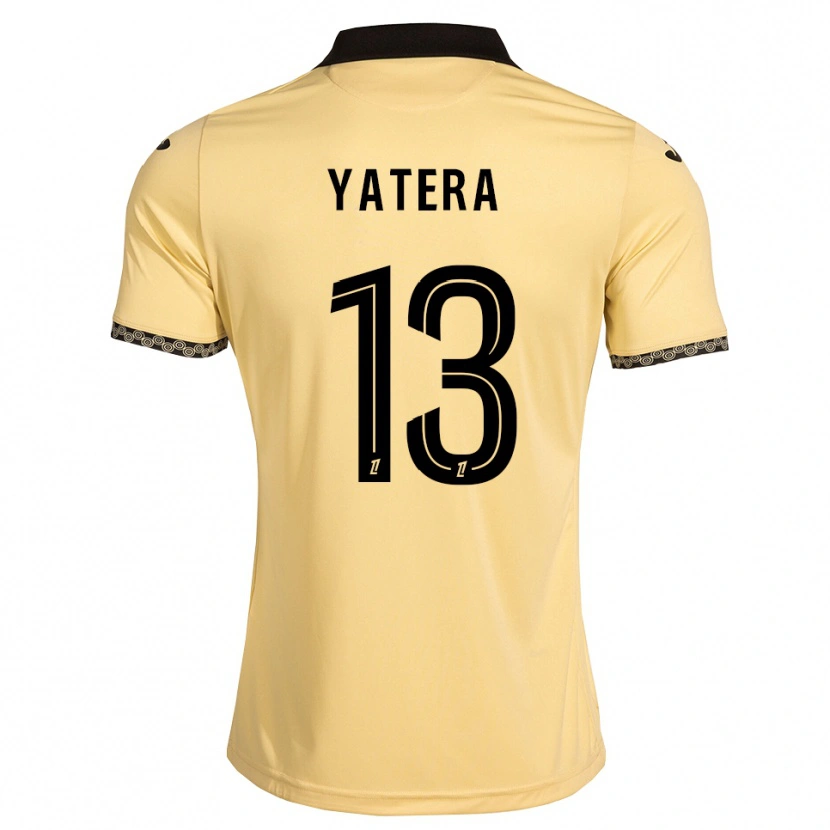 Danxen Criança Camisola Demba Yatera #13 Branco Navajo Preto Alternativa 2026/27 Camisa