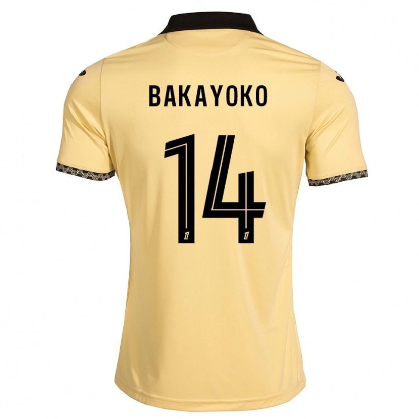 Danxen Criança Camisola Tiemoué Bakayoko #14 Branco Navajo Preto Alternativa 2026/27 Camisa