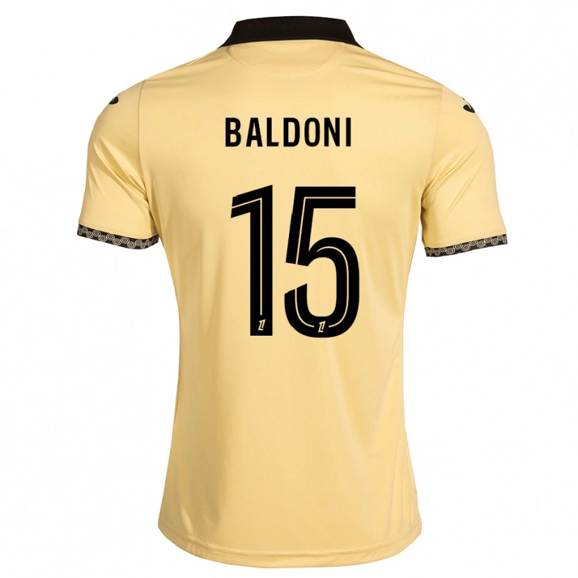 Danxen Criança Camisola Sohan Baldoni #15 Branco Navajo Preto Alternativa 2026/27 Camisa