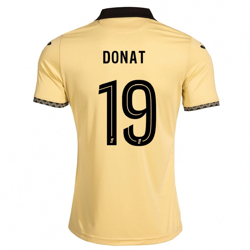 Danxen Criança Camisola Noa Donat #19 Branco Navajo Preto Alternativa 2026/27 Camisa