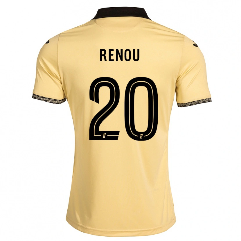 Danxen Criança Camisola Camille Renou #20 Branco Navajo Preto Alternativa 2026/27 Camisa