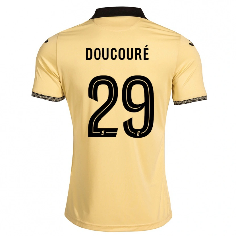 Danxen Criança Camisola Siriné Doucouré #29 Branco Navajo Preto Alternativa 2026/27 Camisa
