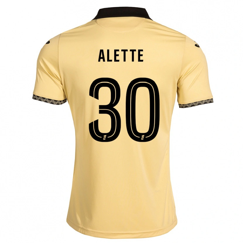 Danxen Criança Camisola Gaël Alette #30 Branco Navajo Preto Alternativa 2026/27 Camisa