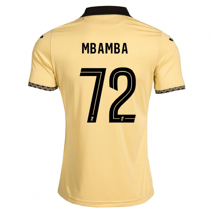 Danxen Criança Camisola Noah Mbamba #72 Branco Navajo Preto Alternativa 2026/27 Camisa