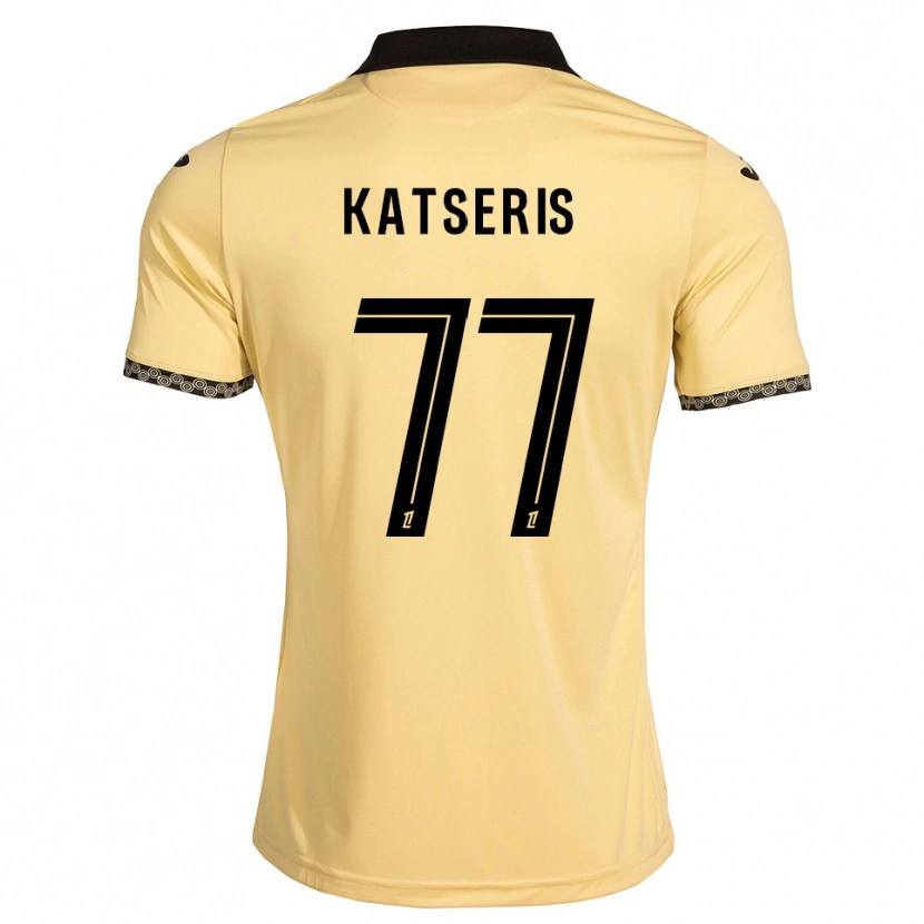 Danxen Criança Camisola Panos Katseris #77 Branco Navajo Preto Alternativa 2026/27 Camisa