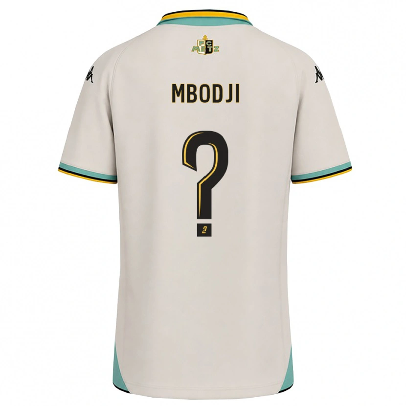 Danxen Criança Camisola Abdourahmane Mbodji #0 Branco Floral Preto Alternativa 2026/27 Camisa