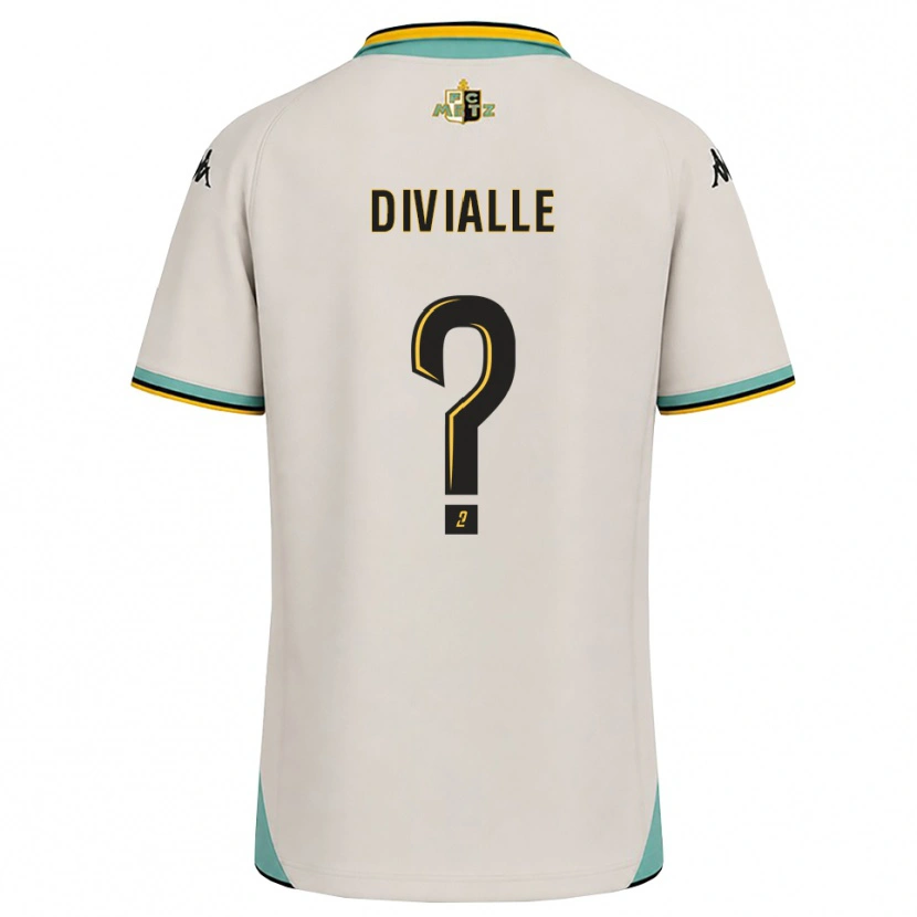 Danxen Criança Camisola Charles Divialle #0 Branco Floral Preto Alternativa 2026/27 Camisa