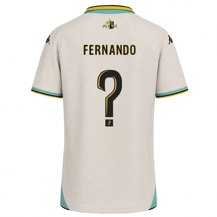 Danxen Criança Camisola Josué Fernando #0 Branco Floral Preto Alternativa 2026/27 Camisa