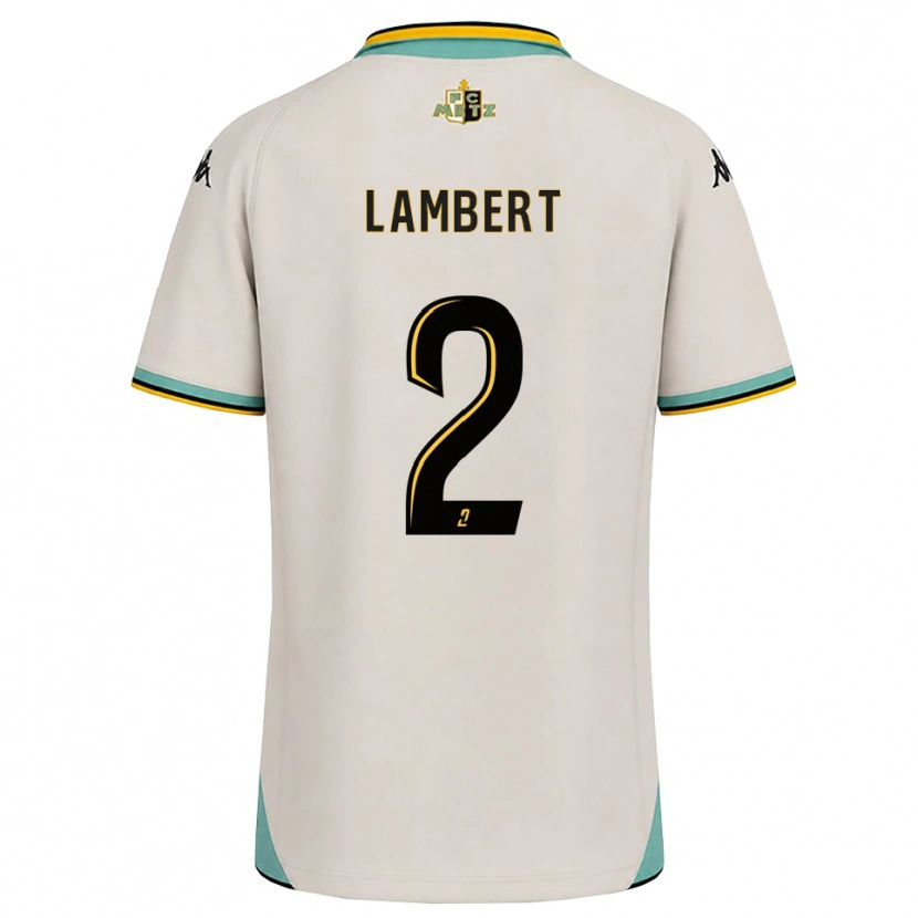 Danxen Criança Camisola Anaïs Lambert #2 Branco Floral Preto Alternativa 2026/27 Camisa