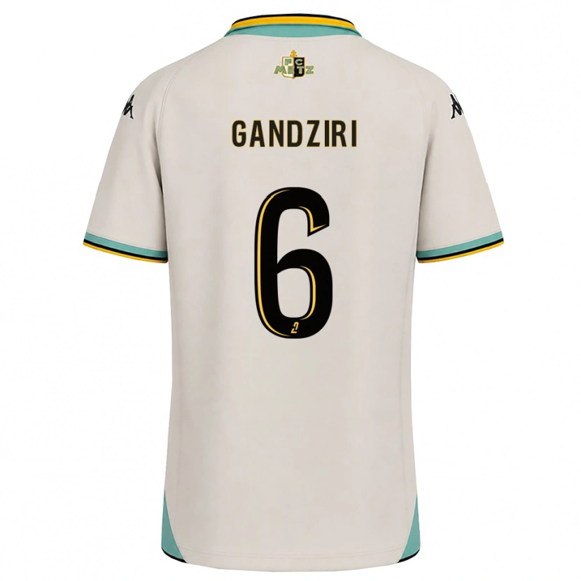 Danxen Criança Camisola Kimi Gandziri #6 Branco Floral Preto Alternativa 2026/27 Camisa