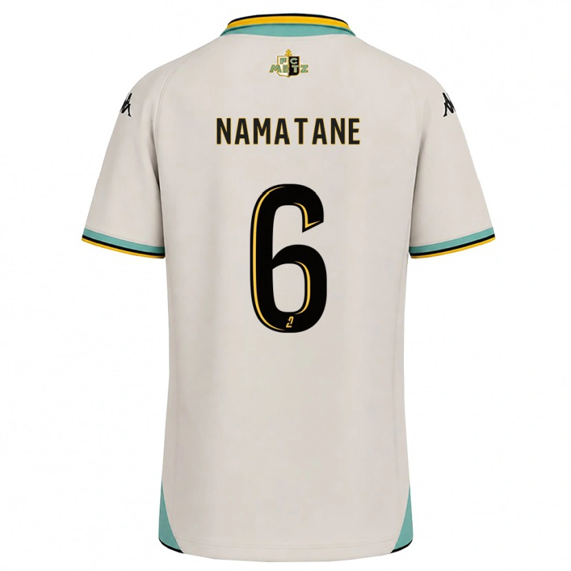 Danxen Criança Camisola Joseph Namatane #6 Branco Floral Preto Alternativa 2026/27 Camisa