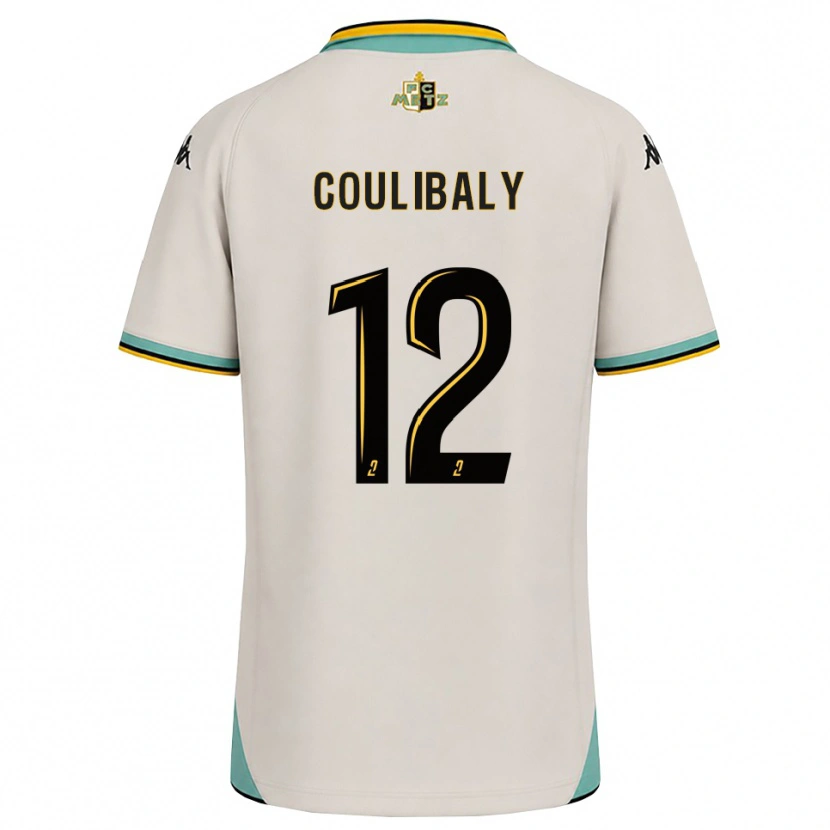 Danxen Criança Camisola Kady Coulibaly #12 Branco Floral Preto Alternativa 2026/27 Camisa