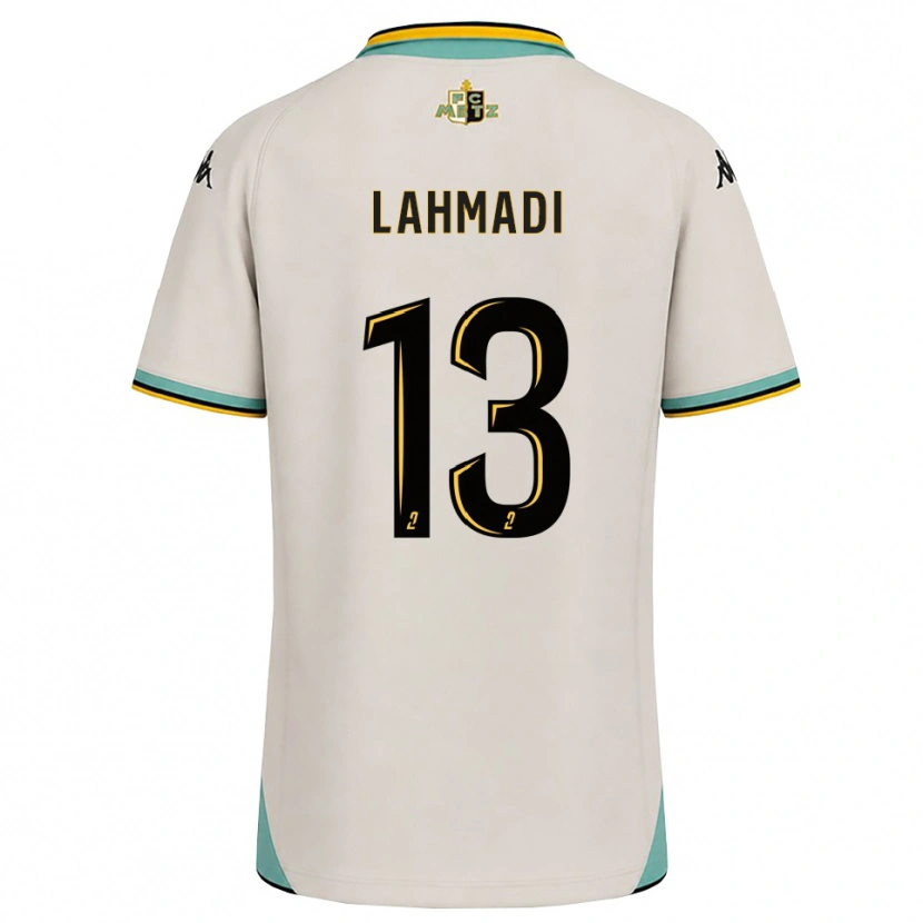 Danxen Criança Camisola Mehdi Lahmadi #13 Branco Floral Preto Alternativa 2026/27 Camisa