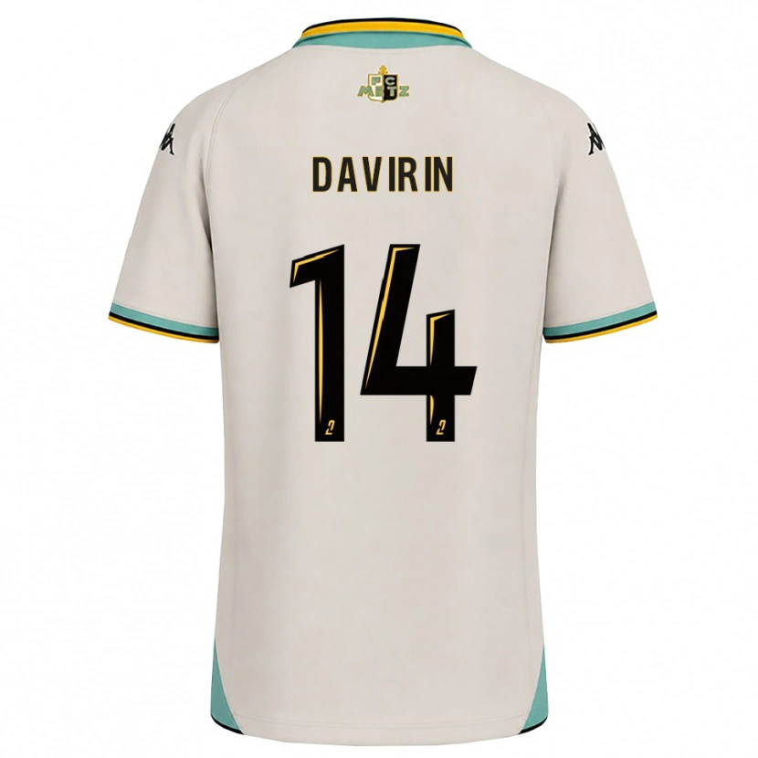 Danxen Criança Camisola Pierre-Alexandre Davirin #14 Branco Floral Preto Alternativa 2026/27 Camisa