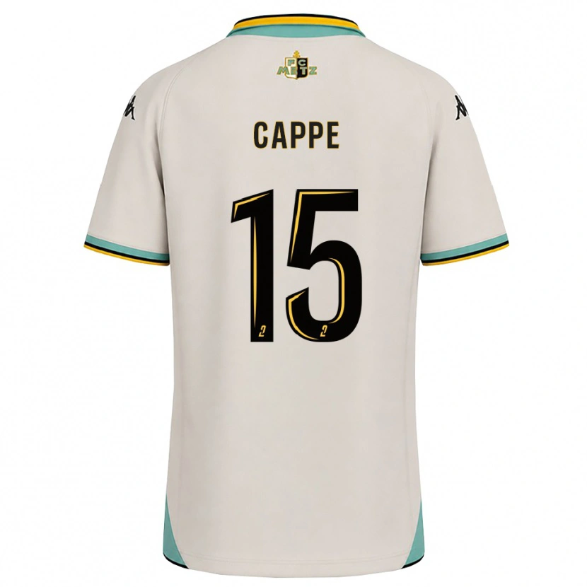 Danxen Criança Camisola Djibril Cappe #15 Branco Floral Preto Alternativa 2026/27 Camisa