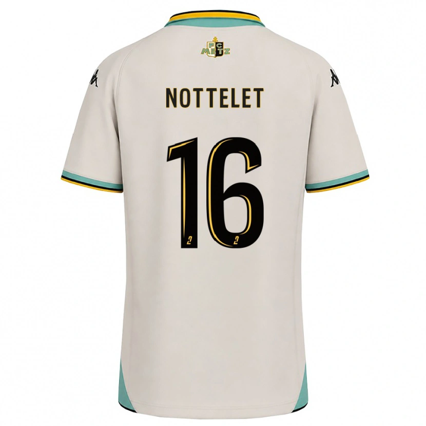 Danxen Criança Camisola Gillian Nottelet #16 Branco Floral Preto Alternativa 2026/27 Camisa