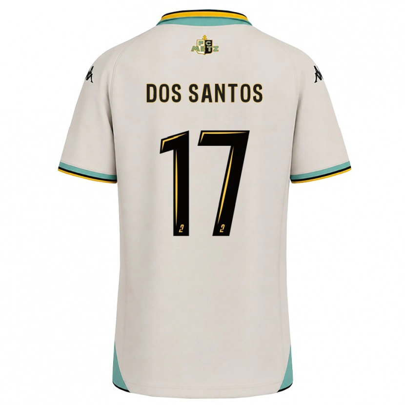 Danxen Criança Camisola Tahirys Dos Santos #17 Branco Floral Preto Alternativa 2026/27 Camisa