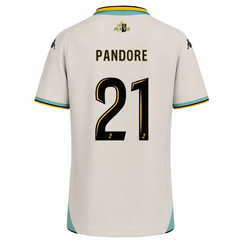Danxen Criança Camisola Jahyann Pandore #21 Branco Floral Preto Alternativa 2026/27 Camisa