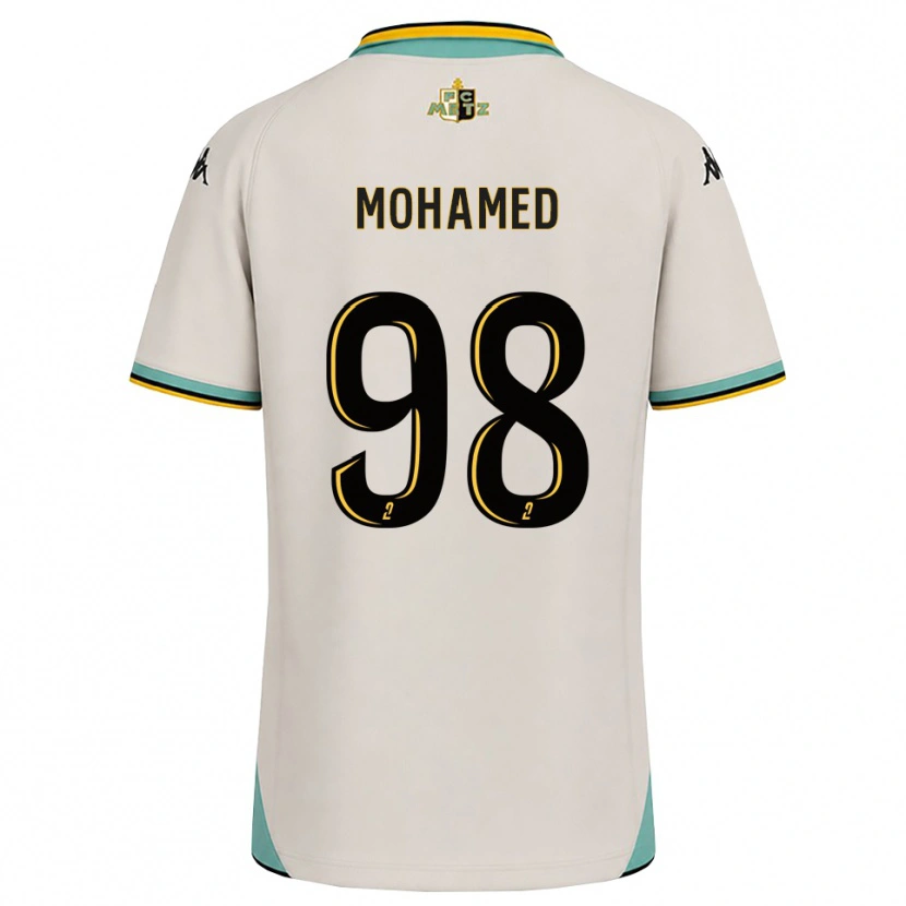 Danxen Criança Camisola Idris Mohamed #98 Branco Floral Preto Alternativa 2026/27 Camisa