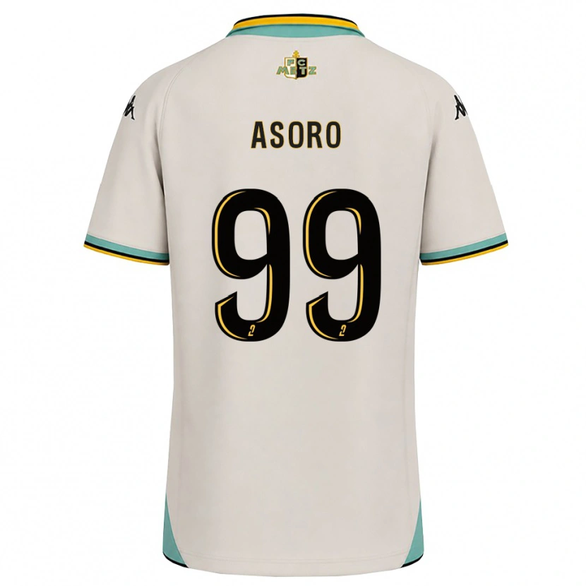 Danxen Criança Camisola Joel Asoro #99 Branco Floral Preto Alternativa 2026/27 Camisa