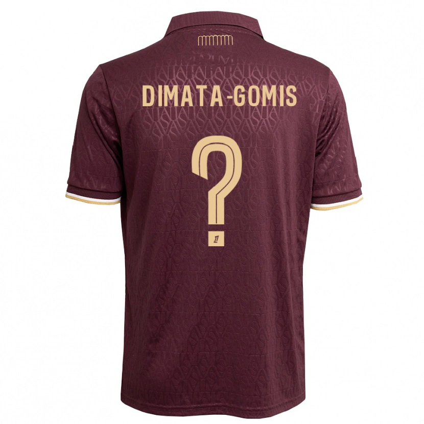 Danxen Criança Camisola Kamron Dimata-Gomis #0 Marrom Areia De Castanha Alternativa 2026/27 Camisa