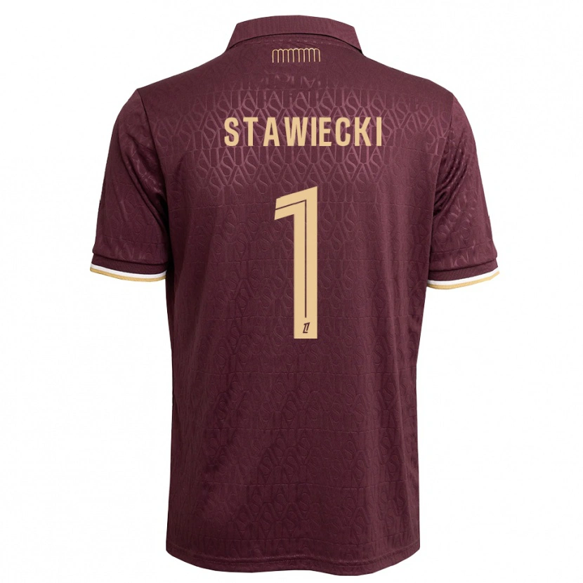 Danxen Criança Camisola Jules Stawiecki #1 Marrom Areia De Castanha Alternativa 2026/27 Camisa