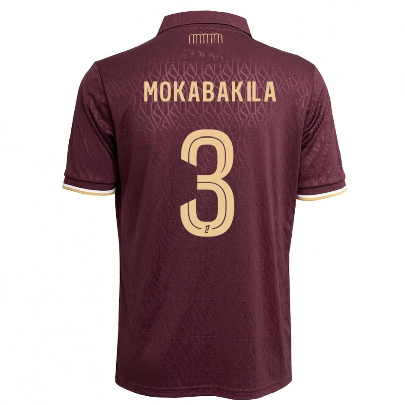 Danxen Criança Camisola Nick Mokabakila #3 Marrom Areia De Castanha Alternativa 2026/27 Camisa