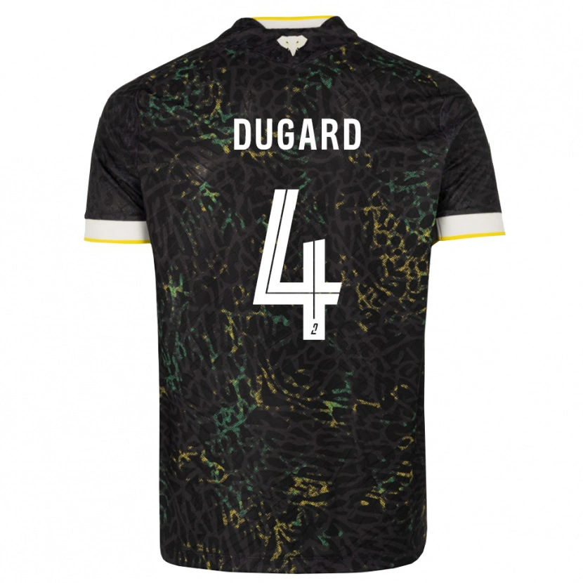 Danxen Criança Camisola Taïgy Dugard #4 Preto Branco Amarelo Alternativa 2026/27 Camisa