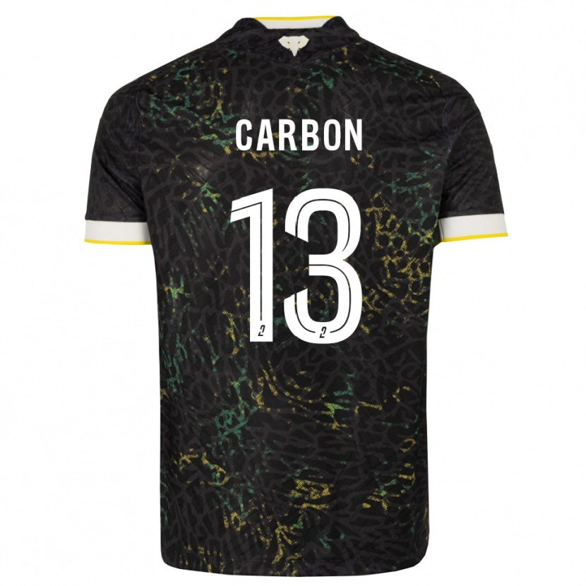 Danxen Criança Camisola Lancelot Carbon #13 Preto Branco Amarelo Alternativa 2026/27 Camisa