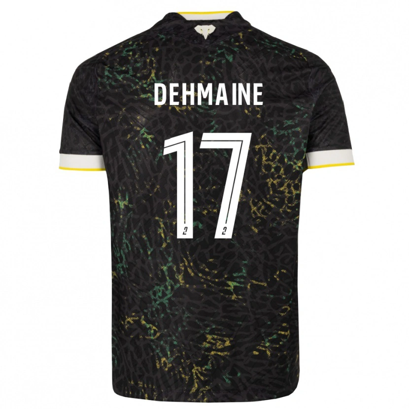 Danxen Criança Camisola Dehmaine Tabibou #17 Preto Branco Amarelo Alternativa 2026/27 Camisa