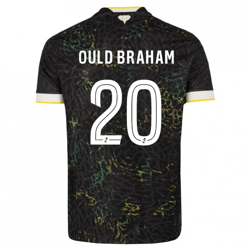 Danxen Criança Camisola Amira Ould Braham #20 Preto Branco Amarelo Alternativa 2026/27 Camisa