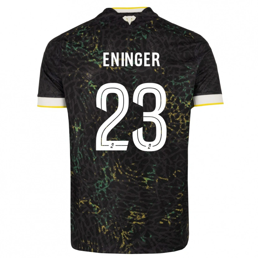 Danxen Criança Camisola Thelma Eninger #23 Preto Branco Amarelo Alternativa 2026/27 Camisa