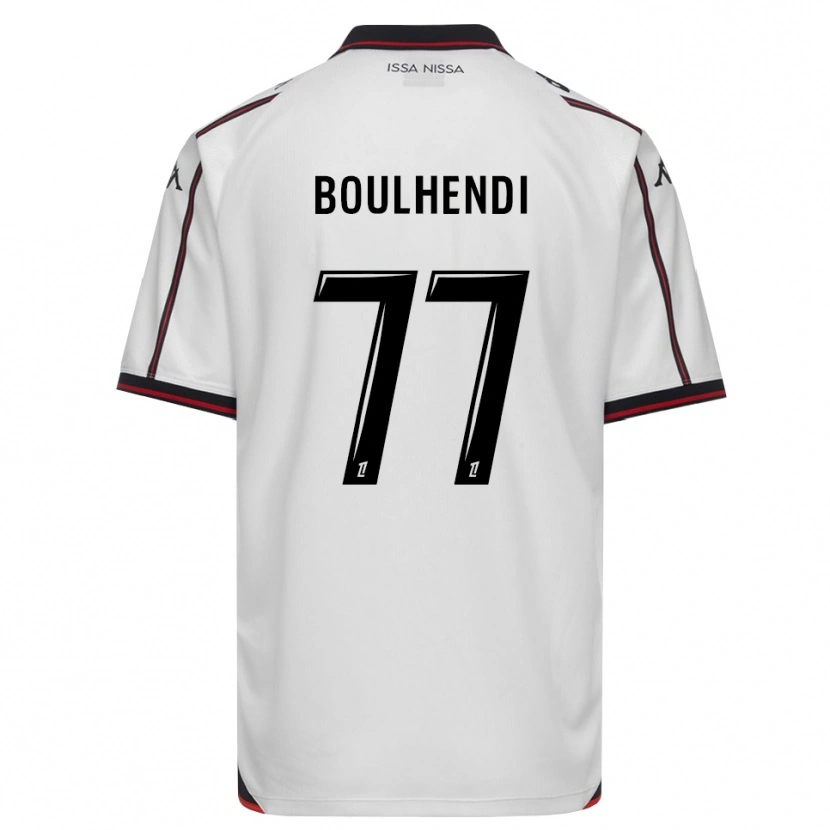 Danxen Criança Camisola Teddy Boulhendi #77 Preto Branco Alternativa 2026/27 Camisa